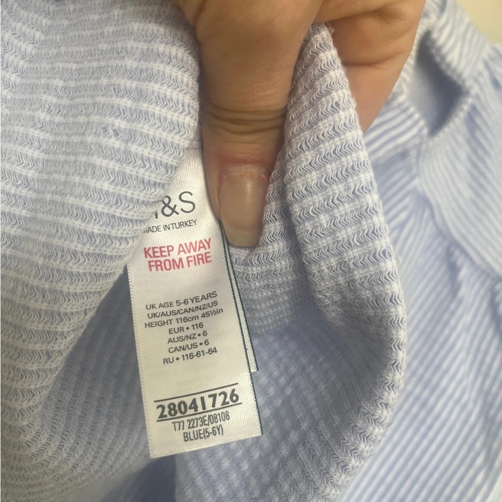 Blue Striped Shirt for Kids